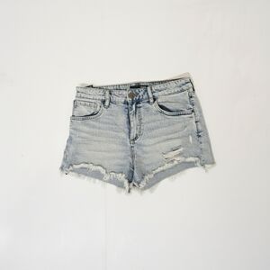 Kut from the Kloth Distressed Light Blue Jean Shorts